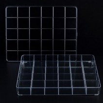투명 아크릴 케이스 약통 네일아트 칸막이 비즈 30칸