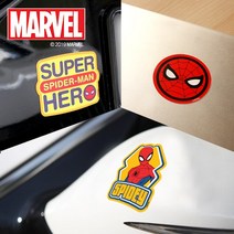 MY[ 카엔 ] [MARVEL] 마블 차량용 스파이더맨 리무버블 스티커 SET_자유형