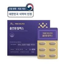 트루헬퍼 홀인원 릴렉스 스트레스 긴장완화 L테아닌 홍경천 수면 심신안정 영양제 1박스 2개월분, 홀인원 릴렉스 1박스