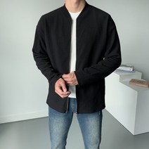남자 버블 블루종 집업 봄 가을 간절기 아우터 자켓 점퍼 옷 코디