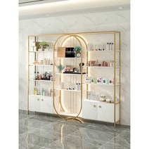 네일샵 메이크업 디스플레이 LED 조명 장식장 미용실, 상세 페이지 참고, 검정색 길이 240x가로 30x높이 200