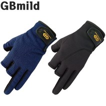 GB-W1511N 웜플렉스 글러브 간절기 추동용 GB낚시장갑, 네이비 L