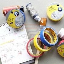 파샵 컬러마스킹테이프 황색 페인트테이프 인테리어테이프 종이테이프