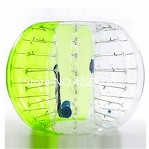 버블슈트 스포츠용품 팀빌딩 체육대회 운동회 소품 성인용 TPU 팽창식 Zorb 볼 1.2m1.5m1.7m 버블 축구공 에어 범퍼 1.0mm, 직경 1.2m, 노랗고 맑은