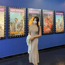 메이블 / 글램 슬림핏 홀터 나시 롱원피스 3color