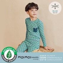 모이모이깜피 아동용 정글다이노 면스판 9부 상하세트