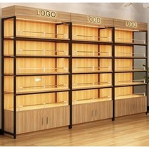 휴대폰 진열 매대 선반 거치 펜트리 전시 악세서리장, 삼층판 100x30x198 (캐비닛 도어)