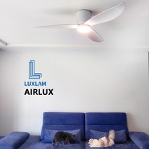 AIRLUX 실링팬 에어룩스 52인치 BLDC 저소음 모터 저전력 천장형 선풍기, 조명모듈 선택안함, 화이트