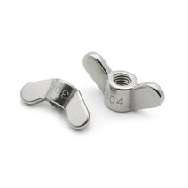 M3 M4 M5 M6 M8 M10 M12 수동 조여주는 나비 너트 잉곳 윙 304 스테인레스 스틸 2 개, [03] M6, [01] Precision casting