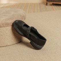 Z3JC 로퍼 여성화 둥근 일자 진주 장식 여성화 벨크로
