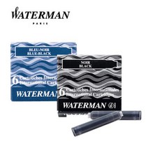 [알파] [워터맨] waterman 미니 잉크카트리지 6개입 3 color, [3055060]청색