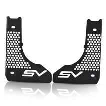 라디에이터 가드 사이드 커버 세트 스즈키 SV650X WCX0 WCX1 SV 650 X SV650 액세서리 바이크 오토바이, [01] Black