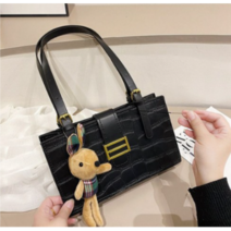 수제 핸드메이드 가죽 퀼트 가방만들기 공예 키트 세트 초보 DIY, 카키