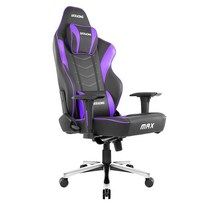 AKRacing Masters Series 맥스 게이밍 의자 넓은 플랫 시트 181.4kg400파운드 무게 제한 로커 및 높이 조절 메커니즘 화이트 USA 미국, Black/Indigo