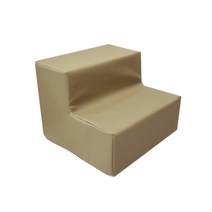 [방수계단] 까씨네 레자 강아지계단/인조가죽 애견계단/생활방수/닦아서 관리/사이즈 5종, 레자베이지 40x40x30