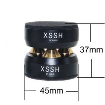 XSSH 오디오파일 쇼크 3 골드 스파이크 댐핑 패드 HIFI 스피커 CD 앰프 알루미늄 절연 피트 2022 년 새로운, 02 223B_02 gift box packing