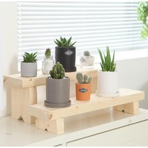 laterior 이케아 화분 받침대 원목 거실 화분대 다육이 베란다 다이, 롱다리ㅡ09-호두나무