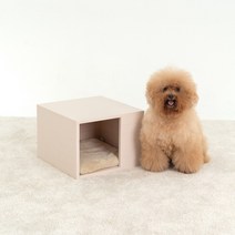독톡 DIY 블럭 애견 강아지 하우스 소형 6단 반려동물 하우스, 전용방석-그레이