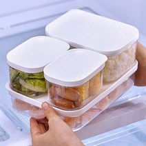 반찬 정리 잔반 보관 냉장고 반찬통 밀폐 용기 각종 사이즈 안전 위생 음식 소분 통 사각 도시락 예쁜 감성 요리 담기 케이스 투명 신선 주방 그릇 접시 적층 가능 심플 뚜껑 락, 제품선택, 9호-브라운(2P)