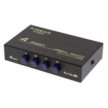 24포트허브 USB 스위치 허브 공유 스위처 분배기 수동 프린터 스캐너 1 개-4 개, 없음