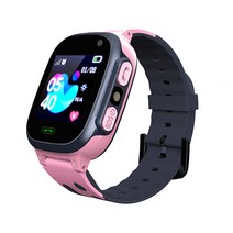 어린이 스마트워치 알림시계 카메라 GPS USB3.0 어린이 SOSLBS 스마트위치확인, pink
