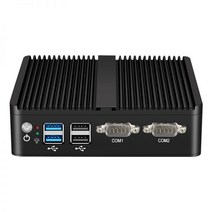 팬리스 미니 PC IPC 인텔 셀러론 J4125 듀얼 기가비트 이더넷 RS232 HDMI VGA mPICE WiFi 4G LTE 4x USB 지원 윈도우 리눅스, 4G RAM 64G SSD WiFi, Intel Core i3-4005U