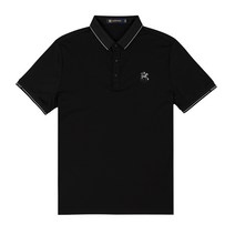 LANDE GOLF남성 여름 골프티셔츠 반팔티 남성용 골프 로고 프린트 카라 반팔 티셔츠와이드앵글 남자 골프티셔츠 긴팔티