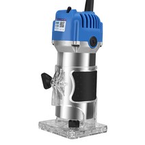 가장자리 트리머 홈파기 목공 기계 상업용 산업용, 1200W 블루 플라스틱 속도조절+밀링커터구성