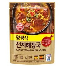 오뚜기 양평식 선지해장국 500g, 2개