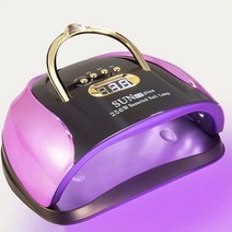 256W UV LED 네일 램프 젤 라이트 폴란드어 드라이어 4 타이머 전문 아트 홈 살롱, 06 C4 Pink_02 EU