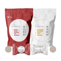 [딜맛] 시크릿 육수 명품한알(얼큰한맛)+(바지락맛) 60gx2봉(총40개입), 단품