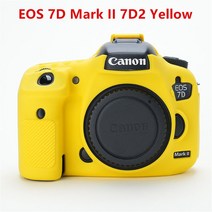 소프트 실리콘 아머 카메라 가방 케이스 커버 캐논 EOS 5D 마크 II III IV 5D2 5D3 5D4 6D 마크 II 6D2 7D, 28 7DMark II 7D2 Yellow