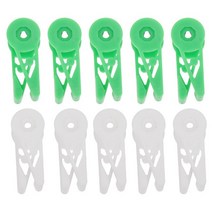 농장 정원 나무에 유용한 벤더 줄기 트레이너 클립 20 개입, [01] Assorted Color, 01 Assorted Color