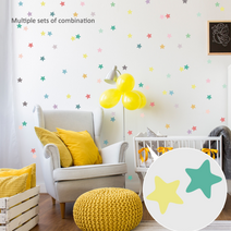 미노네 포인트 벽지 아기방 스티커 꾸미기 데코 아이방 인테리어 포토존 어린이 여아 남아 시트지 포인트벽지스티커, 4. 파스텔 세모