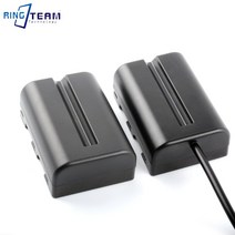 FM500H DC 수 코일 케이블 NP-FM500H 더미 배터리 소니 DSLR-A200 A200K A300KA350XA450A500LA550 A700K 카메라용 5.5x2.5, [01] DC Male