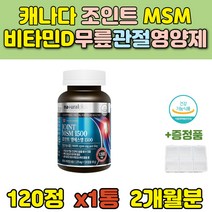 캐나다 조인트 손목 관절 연골 뼈 건강 기능식품 골다공증 발생 위험 감소 도움 비타민d 초록홍합 생선 콜라겐말