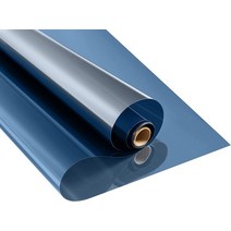 창문시트지 다이크로익필름 레인보우필름 홈 미러용 원웨이 창문 프라이버시 필름 비닐 롤 열 제어 UV 정전기 방지 스테인드 글라스 슬라이딩 도어 커버, Blue silver+40x300cm