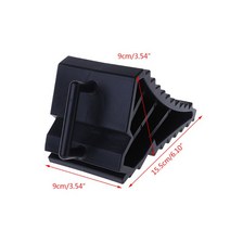 고임목 안전 보급형 차량 캠핑카 2 Pcs Antislip 자동차 바퀴 타이어 초크 중지 블록 블랙