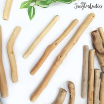 [정글스튜디오] 유목 15cm 20cm 30cm 40cm 50cm 드리프트우드 우드봉 행잉봉 마크라메 재료 DIY, 약15cm