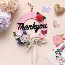 도토리디자인 땡큐 플라워리스 5set 카드