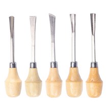 우드 카빙 공예 조각기 나무 조각 끌 목공용 DIY 도구 다기능 홈 끌 목공 1/5pc