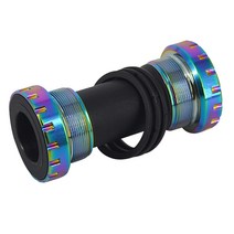 고급 경량 MTB 자전거 하단 브래킷 BB01 24mm 중장비 나사 바닥 브래킷 수리 부품, 화려한, 알루미늄 합금 및 나일론