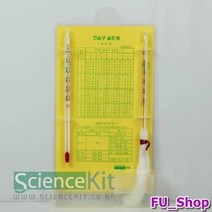 ForU857 건습구 습도계 만들기 인세트 키트 증발 영재 과학수업 기화열 실험교구