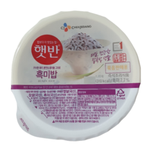 햇반 흑미밥 작은공기, 190g, 24개