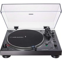 오디오 테크니카 AT-LP120XUSB-BK 턴테이블 하이파이 3단 속도 안티스케이트 가변