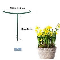 포도나무지지대 y자형 조립식 포도 나무 지지대 철재 아치형 넝쿨 6pcs 플라스틱 식물, 15x14.5cm, 6개
