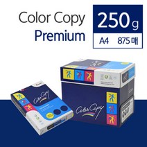 몬디 컬러카피 A4 250g 레이저 잉크젯 칼라용지 컬러용지 1박스, 250g A4 875매