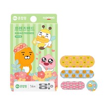 [일동제약]카카오 프렌즈 캐릭터 반창고 밴드(혼합) 14입, 1개