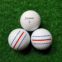 로스트볼 삼선인쇄 타이틀리스트 ProV1 Prov1x S급 30알 골프공, 타이틀 4피스 S급 30알