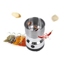 곡물본쇄기 다기능 스테인리스 전기 커피 그라인더 허브 향신료 견과류 곡물 콩 그라인딩 분쇄기 150W, [03] EU